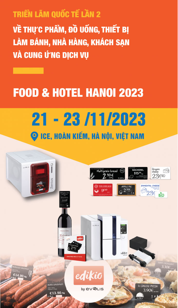 TBHP và hãng EVOLIS tham gia triển lãm Food & Hotel Hanoi 2023 1