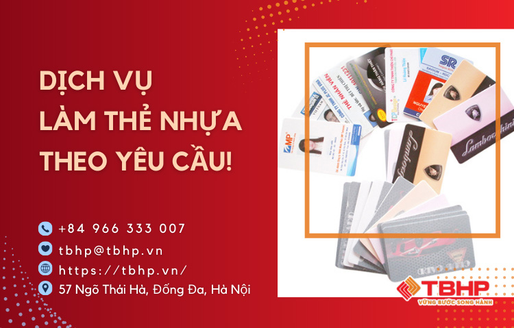 Dịch vụ làm thẻ nhựa theo yêu cầu