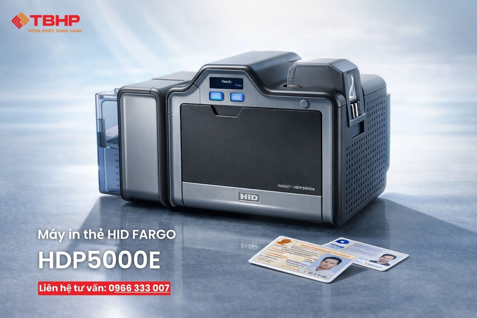máy in thẻ bảo mật cao cấp, máy in thẻ giấy phép lái xe HID Fargo - HDP5000e