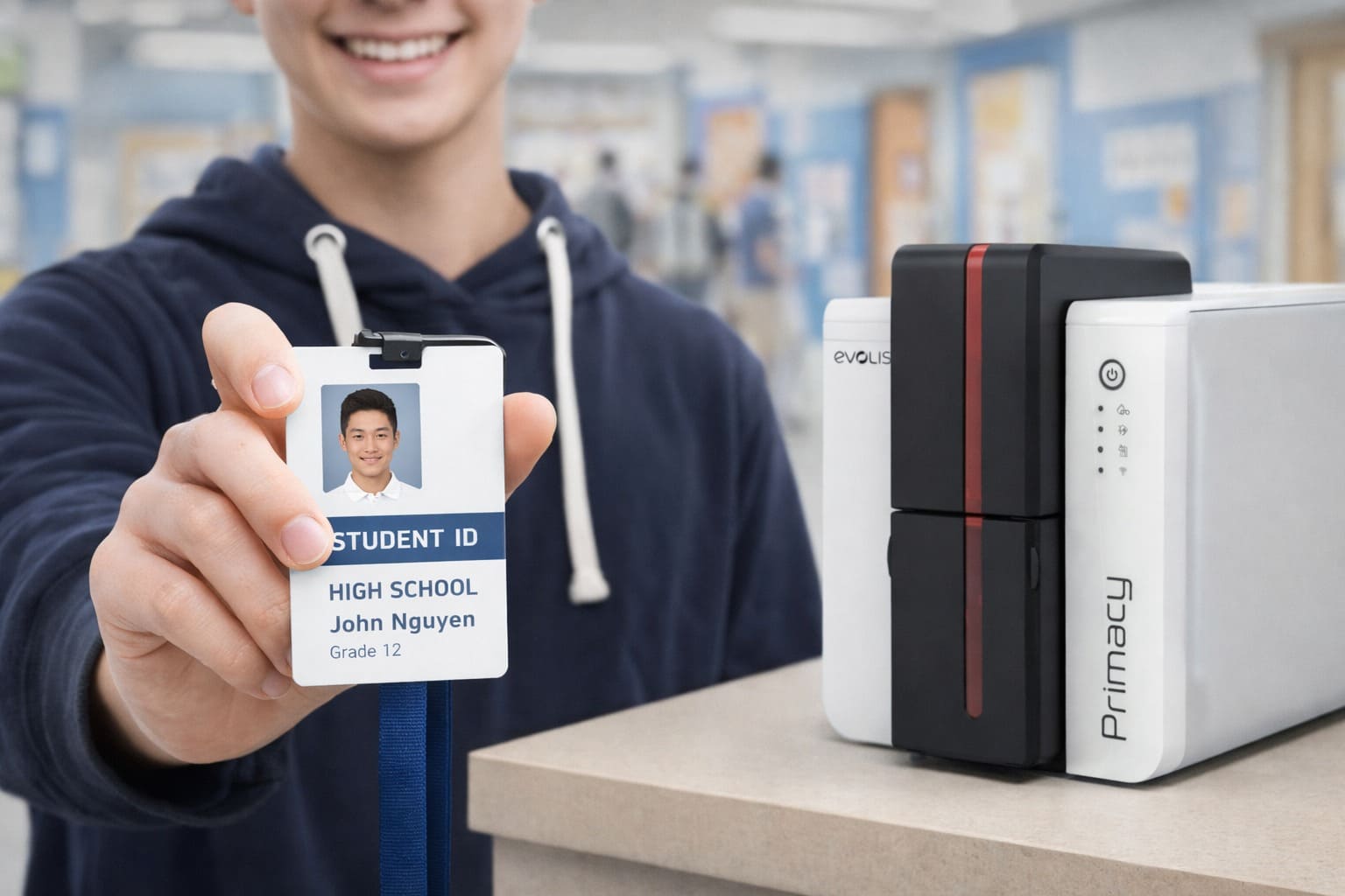 Máy in thẻ sinh viên – máy in thẻ học sinh là gì? 1 máy in thẻ học sinh - máy in thẻ sinh viên