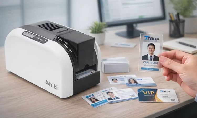 máy in thẻ Hiti phân phối chính hãng bởi TBHP