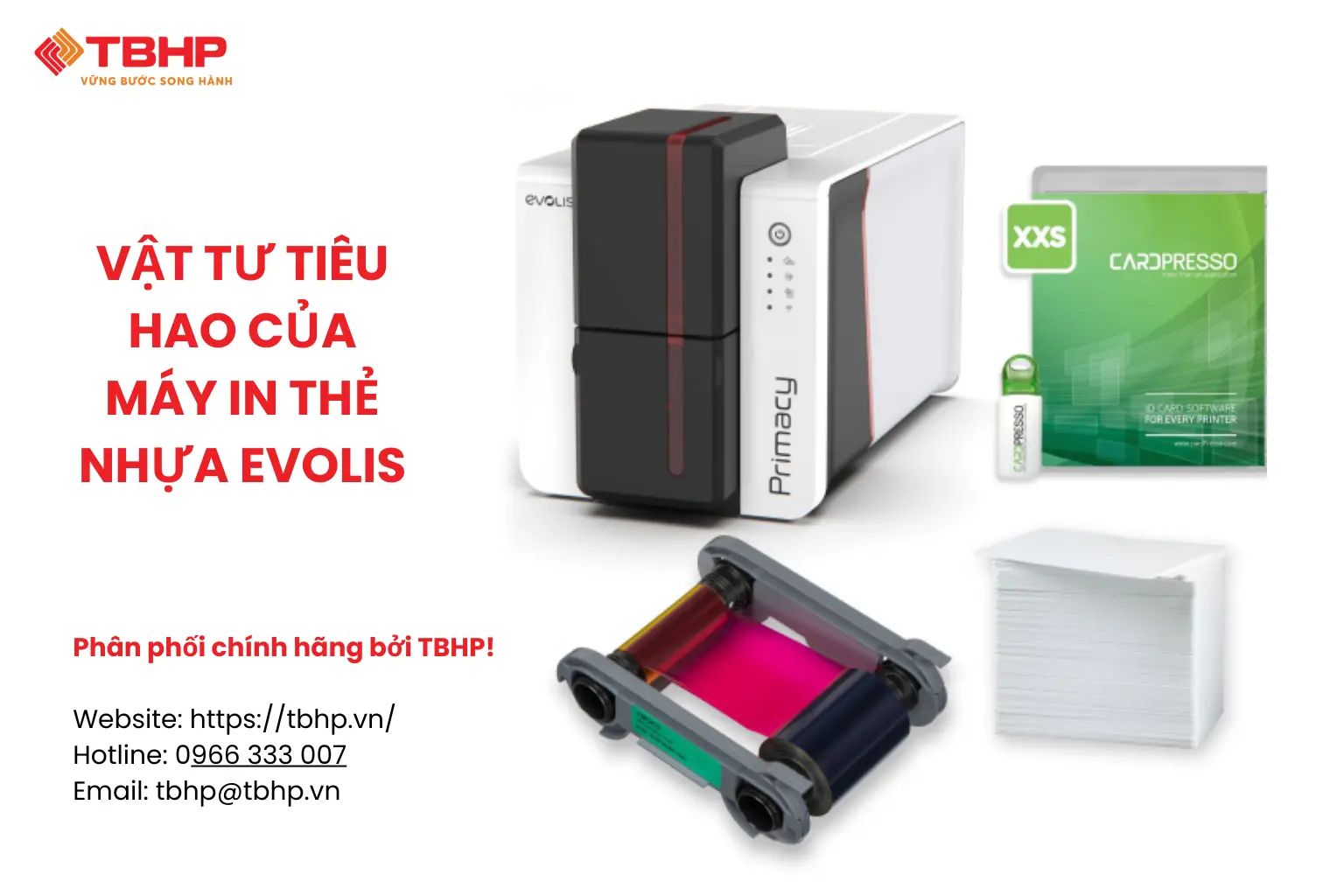 vật tư tiêu hao của máy in thẻ